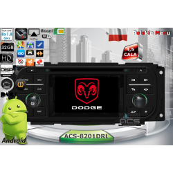 Radio dedykowane Dodge Caravan Dakota Durango Intrepid Neon Ram Stratus Viper Android 9/10 CPU 8x1.87GHz Ram4GB Dysk32GB DSP DVD GPS Ekran HD MultiTou